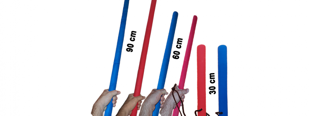 BASTÕES DE LUTA ESPUMADOS NAS ACADEMIAS DE ARTES MARCIAIS