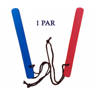 1 Par Bastão Luta 30 cm Espumado – COLORIDO – PVC – Dan Bong 