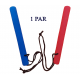 1 Par Bastão Luta 30 cm Espumado – COLORIDO – PVC – Dan Bong 