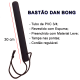 1 Par Bastão Luta 30 cm Espumado – PRETO - Dan Bong 