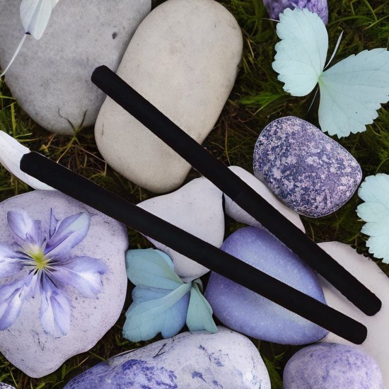 3 Pares Bastões Luta 60 cm Espumado – PRETO – PVC – Tanbó