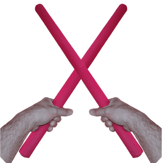 6 Pares Bastões Luta 60 cm Espumado COLORIDO - PVC REFORÇADO - Tanbó - Filipino