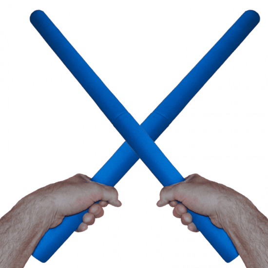 6 Pares Bastões Luta 60 cm Espumado COLORIDO - PVC REFORÇADO - Tanbó - Filipino