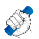 Hand Grip Espuma Idosos (3ª Idade) - 1 par (colorido)